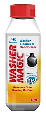 WASHER MAGIC WASHING MACHINE CLEANER DEODORISER CLEANS FRESHENS,